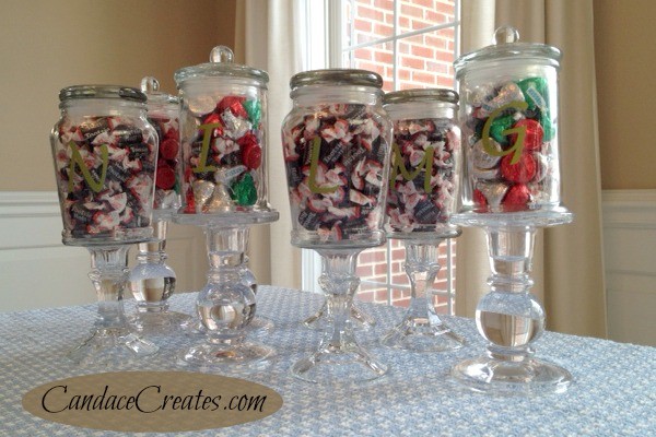 Personalized Candy Dishes- great teacher gift idea!