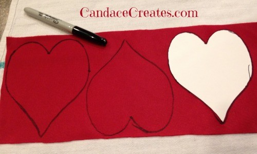 DIY No-Sew Heart Sweater by Candace Creates