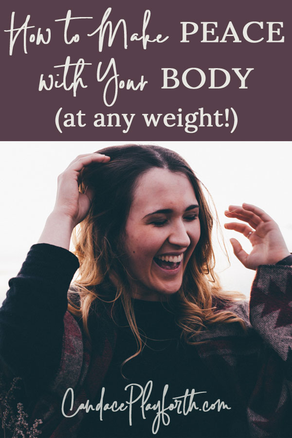 Finally making peace with my body has been a lifelong process. Do you struggle with body image issues too? Find encouragement here and learn how to break this unnecessary cycle regardless of your weight, size, or shape. #bodypositivity #selflove #bodyimage 