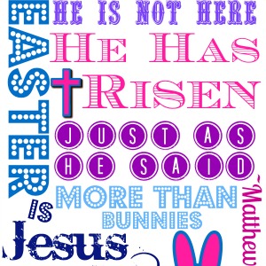 Check out this free Easter subway art! It’s the perfect printable to add Jesus to your Easter decorations. This will beautifully remind you and your family what this season is truly about.