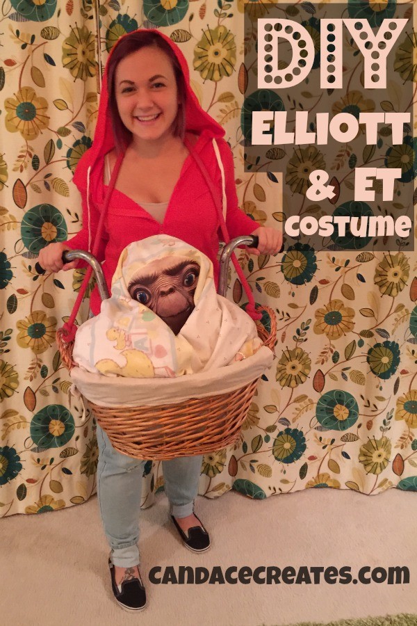 DIY Elliott and ET Halloween Costume.