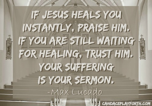 Coping with chronic illness in ourselves or someone we love can easily steal our faith as we struggle with God and the why’s involved. Find encouragement here on why we can trust in Him when dealing with sick kids or our own physical and mental health issues.