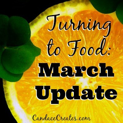 Turning to Food: Find encouragement in the March update of my food addiction journey...