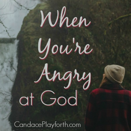 Do you ever find yourself angry at God? Our Christian faith can still remain completely intact in these difficult seasons. Find encouragement here…
