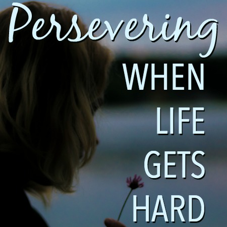 Do you give up too easily when life gets hard? Learn how to press on, keep the faith, and persevere through difficult life circumstances.