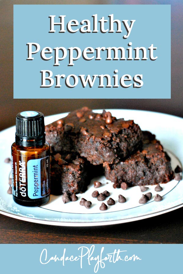 Healthy Peppermint Black Bean Brownies pin