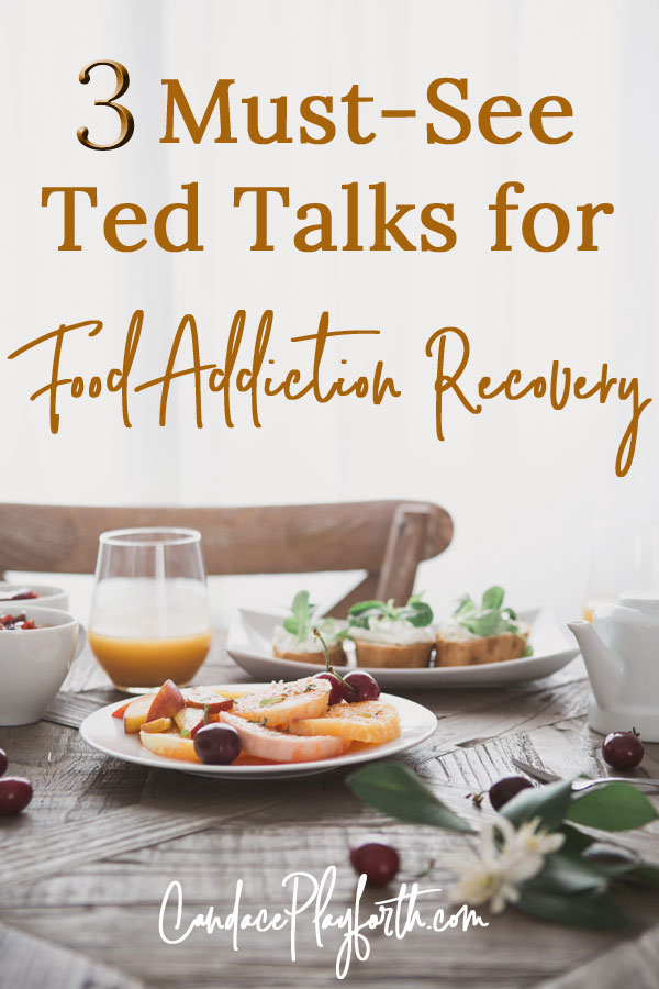 Ted Talks for Food Addiction Recovery Pin