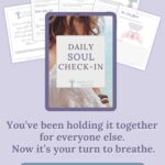 pinterest image with daily soul check-in mockup
